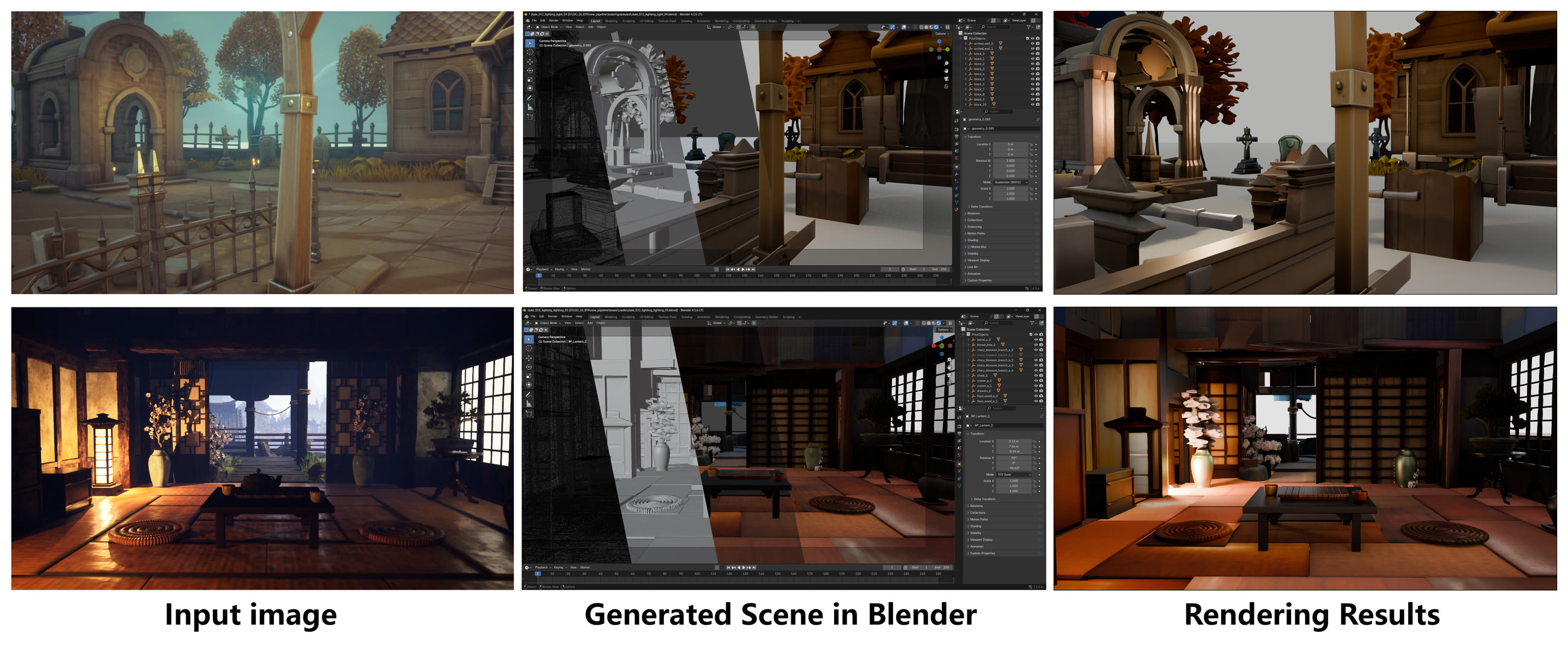 Engine-Native Editable 3D World Reconstruction with Objects and Lighting